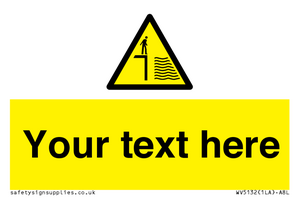 Custom Deep Water Sign